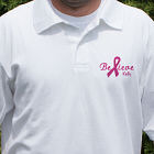Pink Ribbon Polo Shirt